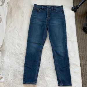 Lucky Brand High Rise Bridgette Ankle Skinny Jean - size 28 - medium wash